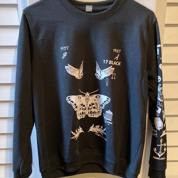 Harry Styles One Direction Tattoo Sweater - Picture 1 of 1